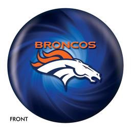 Denver Broncos NFL Helmet Logo Bowling Ball