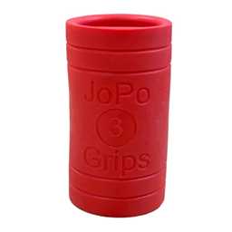 JoPo Power Oval/Oval Dots Finger Insert Red- Package of 10