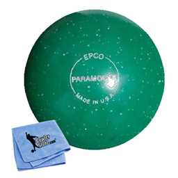EPCO Candlepin Bowling Ball- Paramount Speckled - Green (4 1/2 inch- 2lbs.6oz.) 1 Ball