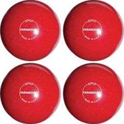 EPCO Candlepin Bowling Balls - Paramount Speckled - Red (4 1/2 inch- 2lbs. 6oz.) 4 Balls