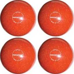 EPCO Candlepin Bowling Balls - Paramount Speckled - Orange (4 1/2 inch- 2lbs. 6oz.) 4 balls