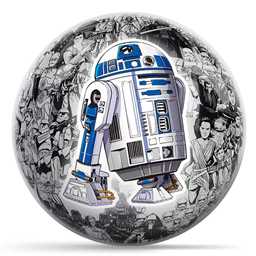 OTB Star Wars R2-D2 Characters Background Bowling Ball