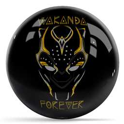 OTB Marvel Avenger Black Panther Wakanda Forever Man Bowling Ball
