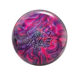 Hammer PRE-DRILLED Axe Bowling Ball - Purple/Pink (This item includes a free Bowlerstore Rubber Shammy- Colors will vary for the shammy)