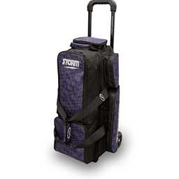 Storm 3 Ball Rolling Thunder Bowling Bag- Abstract Purple/Black