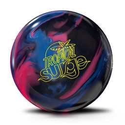 Storm PRE-DRILLED Tropical Surge Bowling Ball - Black/Blue/Pink (This item includes a free Bowlerstore Rubber Shammy- Colors will vary for the shammy)