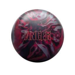 Hammer Anger Solid Bowling Ball - Black/Crimson/Grey