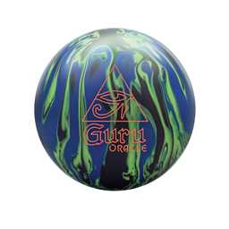 Radical PRE-DRILLED Guru Oracle Bowling Ball - Black/Yellow/Blue(This item includes a free Bowlerstore Rubber Shammy- Colors will vary for the shammy)