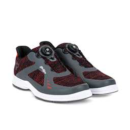 KR Strikeforce Men's Jet FT Right Hand Bowling Shoe - Black/Red/Grey