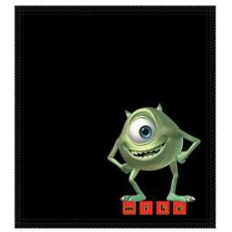 KR Strikeforce Disney Mike Wazowski Shammy Leather Pad