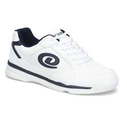 Dexter Mens Ricky V WIDE Bowling Shoes- White/Blue
