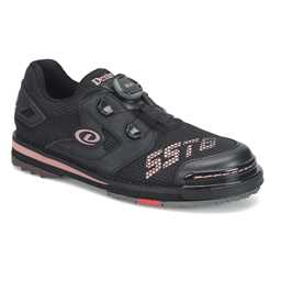 Dexter Women's SST 8 Power Frame Boa Bowling Shoe (For RIGHT AND LEFT HANDED bowlers. Women's shoe sizing)s - Black/Dusty Rose
