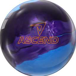 Motiv Ascend Professionally Drilled Bowling Ball -Purple/Purple/Blue(This item includes a free Bowlerstore Rubber Shammy- Colors will vary for the shammy)