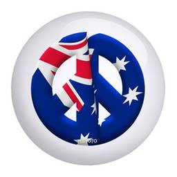 Australia Meyoto Flag Bowling Ball