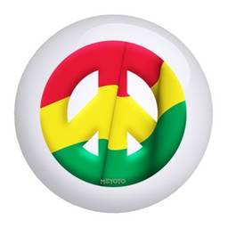 Bolivia Meyoto Flag Bowling Ball