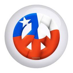 Chile Meyoto Flag Bowling Ball