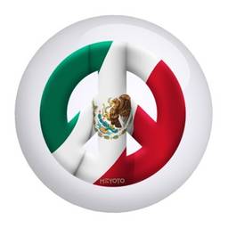 Mexico Meyoto Flag Bowling Ball