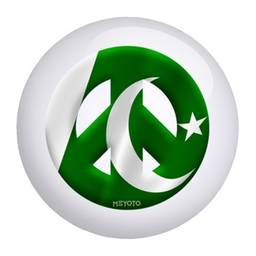 Pakistan Meyoto Flag Bowling Ball