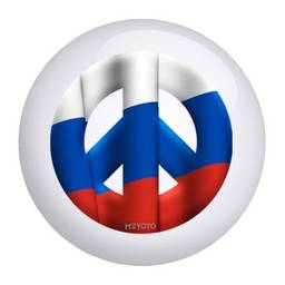 Russia Meyoto Flag Bowling Ball