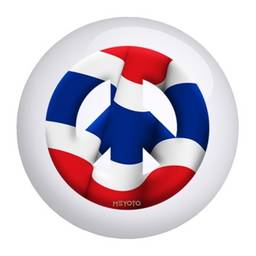 Thailand Meyoto Flag Bowling Ball