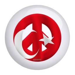Turkey Meyoto Flag Bowling Ball