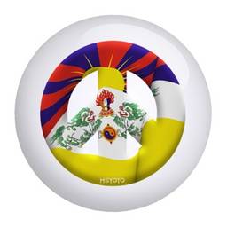 Tibet Meyoto Flag Bowling Ball