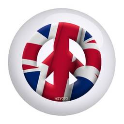 United Kingdom Meyoto Flag Bowling Ball