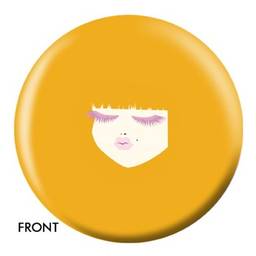 Girl With Orange Hair Designer Bowling Ball