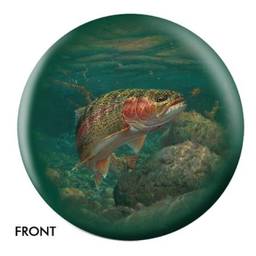 Rainbow Trout Bowling Ball- By Mark Susinno