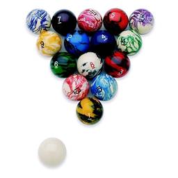 EPCO Marbleized Regulation Billiard/Pool Ball Set