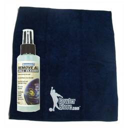 Bowlerstore Remove All Bowling Ball Cleaner and Micro Fiber Towel Combo Package
