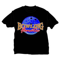 Bowling Fanatic T-Shirt- Black
