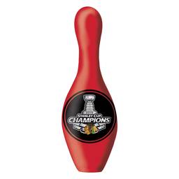 Chicago Blackhawks 2013 Stanley Cup Champs Bowling Pin- Red