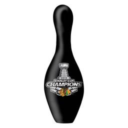 Chicago Blackhawks 2013 Stanley Cup Champs Bowling Pin- Black