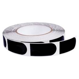 Ebonite Premium Bowling Tape- 3/4 Inch Black Roll of 500 Pieces