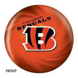 Cincinnati Bengals NFL Helmet Logo Bowling Ball