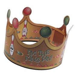 Bowling Birthday Party King/Queen Crown