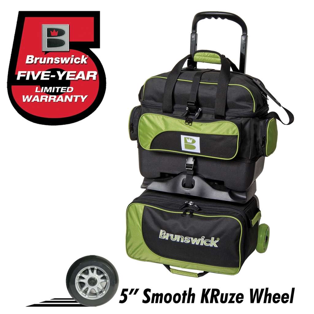 Brunswick Razor 4 Ball Roller Bowling Bag 5 Year Warranty Brunswick Razor 4 Ball Roller Bowling Bag