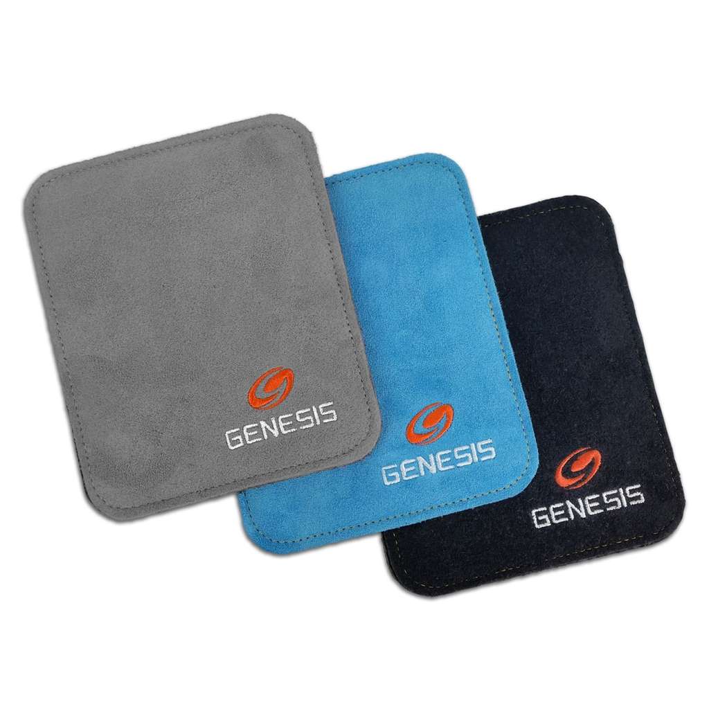 Genesis Pure Pad Bowling Ball Wipe Pad 3 Color Pack- Gray-Black-Blue