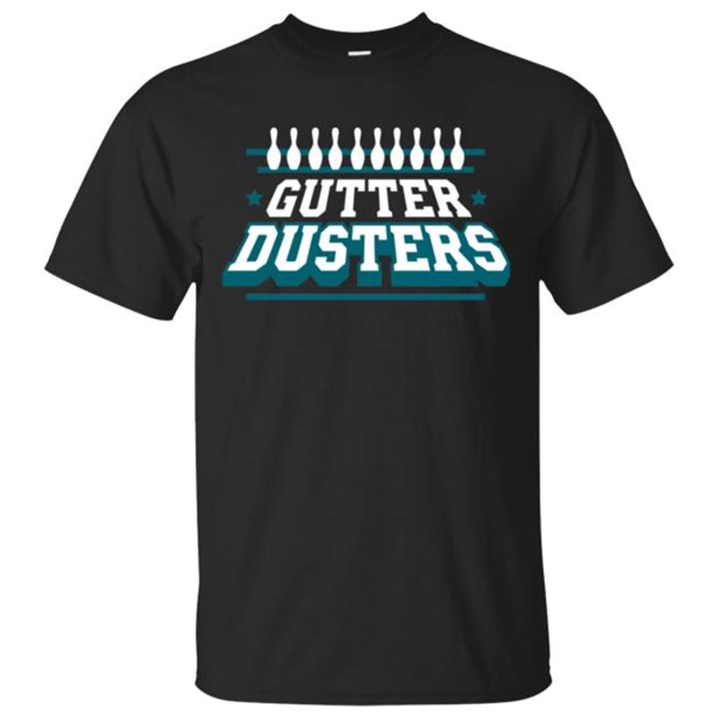 Gutter Dusters Bowling T-Shirt- Black