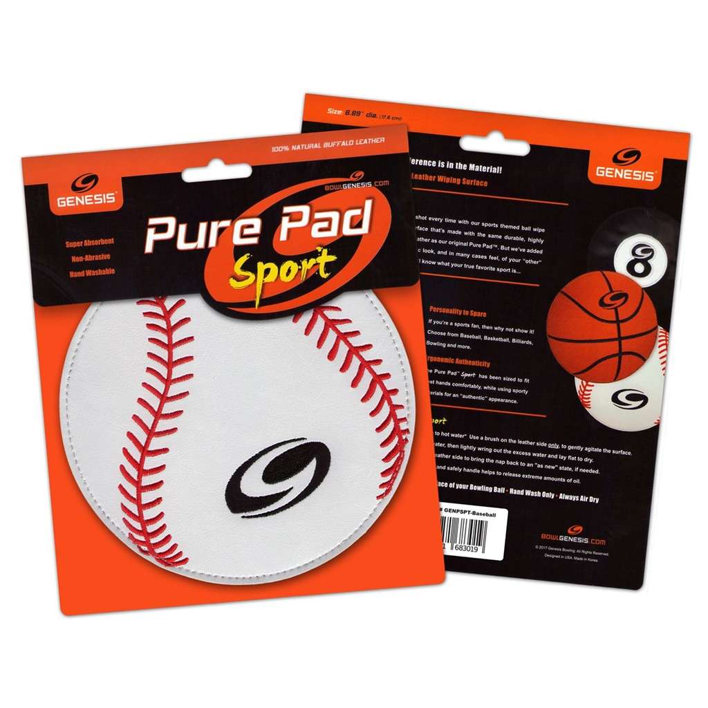 Show your fandom and make a pure shot every time with our sports themed ball wipe pads. Each pad features a wiping surface that's made with the same durable, highly absorbent all natural genuine Buffalo Leather as our original Pure Pad™. But we’ve added a bit of style by giving you the authentic look, and in many cases feel, of your "other" favorite sports. Because lets face it, we all know what your true favorite sport is