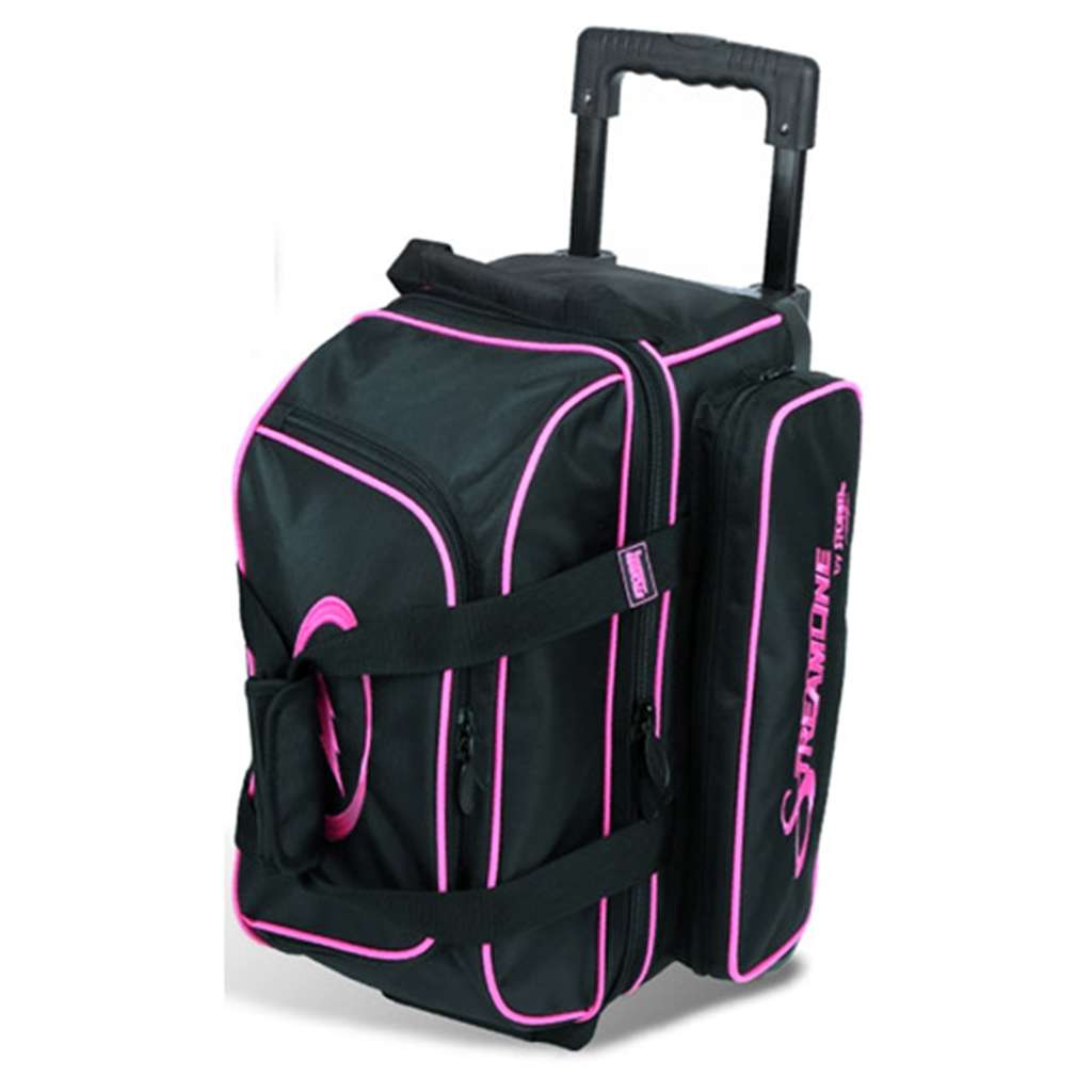 Storm Streamline 2 Ball Roller Bowling Bag Black Pink Storm Streamline 2 Ball Roller Bowling Bag Black Pink