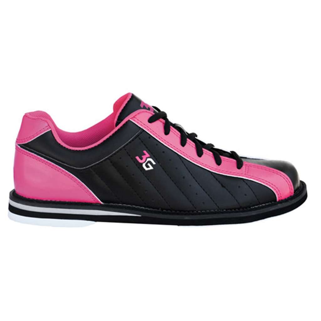 3G Ladies Kicks Bowling Shoes- Black/Pink