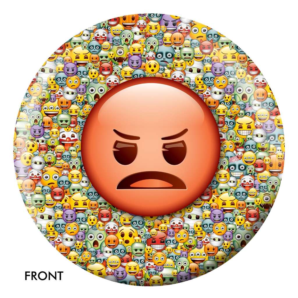 Emoji Steamed Devil Bowling Ball