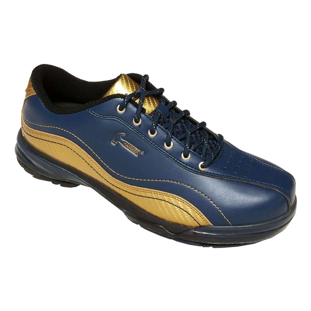 navy and gold shoes