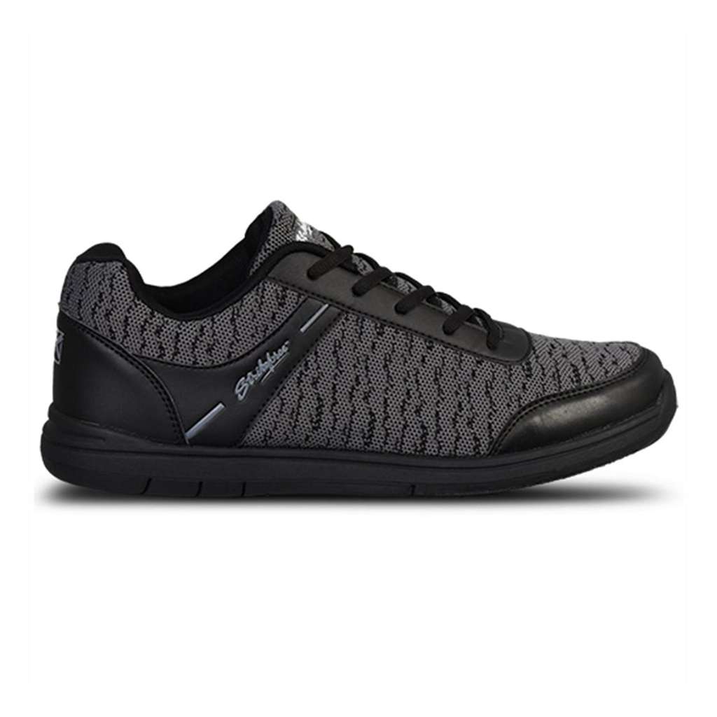 KR Strikeforce Mens Flyer Mesh Bowling Shoes- Black/Steel