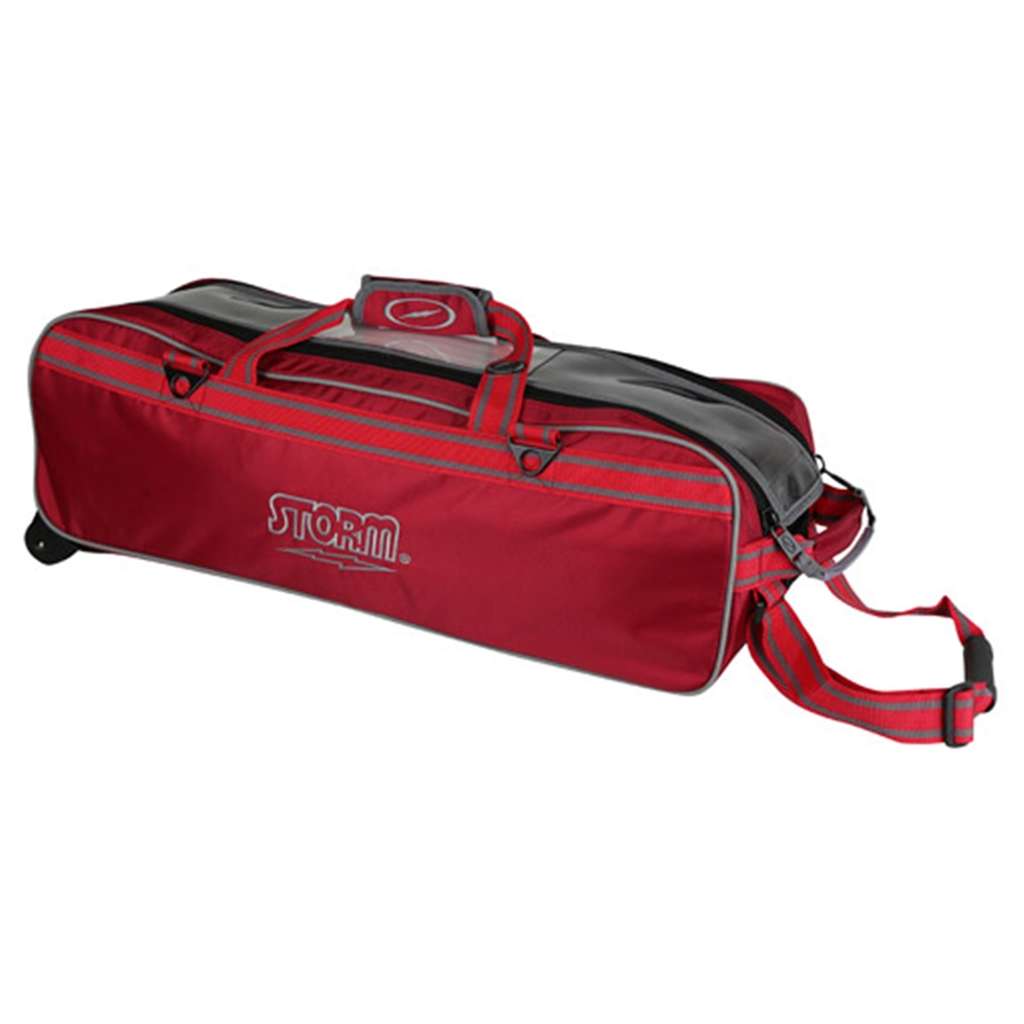 Storm Tournament Triple Tote Roller- Red