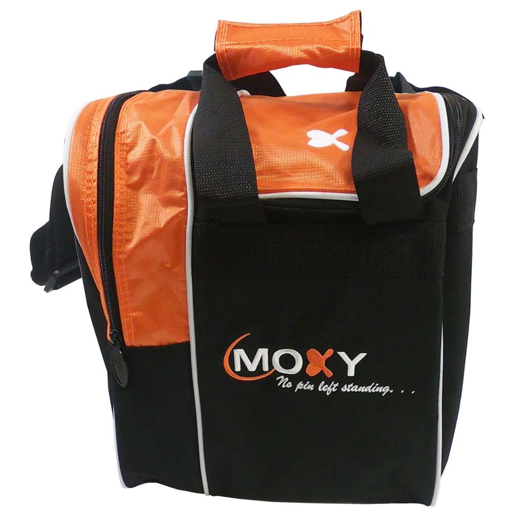 Moxy Strike Single Tote Bowling Bag- Orange/Black