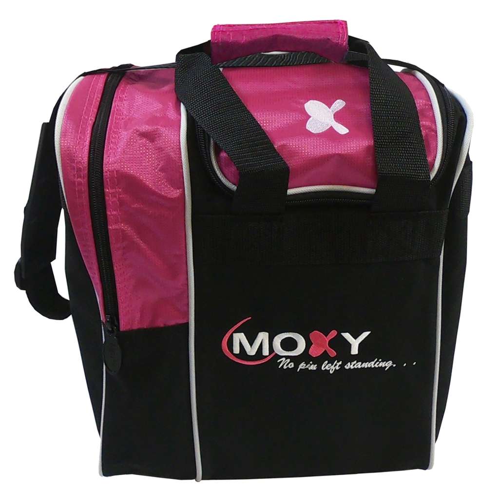 Moxy Strike Single Tote Bowling Bag- Pink/Black