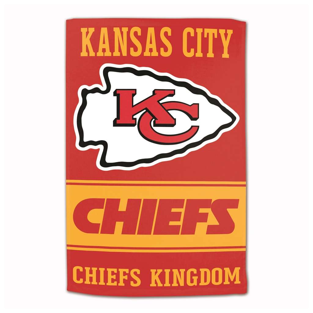 Kansas City Chiefs Sublimated Cotton Towel - 16" x 25"